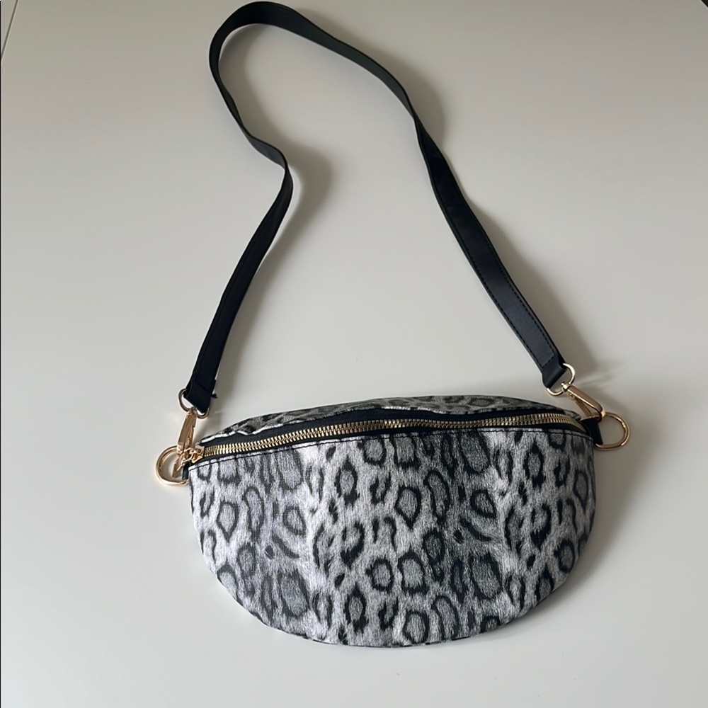 Leopard Print Crossbody Bag